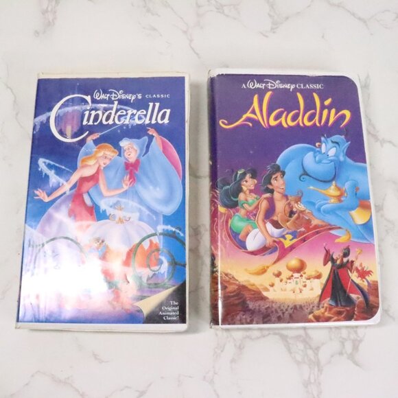7pc Mixed Vintage 90s Disney VHS Tape Movie Bundle Lot Black Diamond Masterpiece - Picture 7 of 10